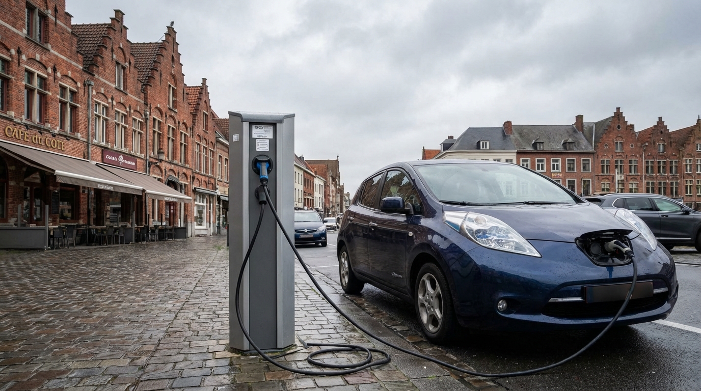 Laadpaal in Molenbeek-Saint-Jean