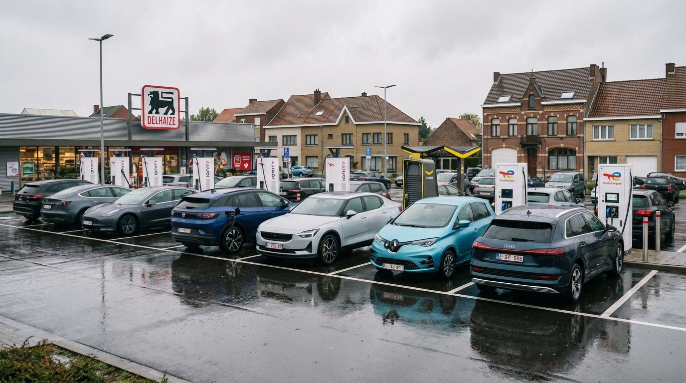 Laadpaal in Kortrijk