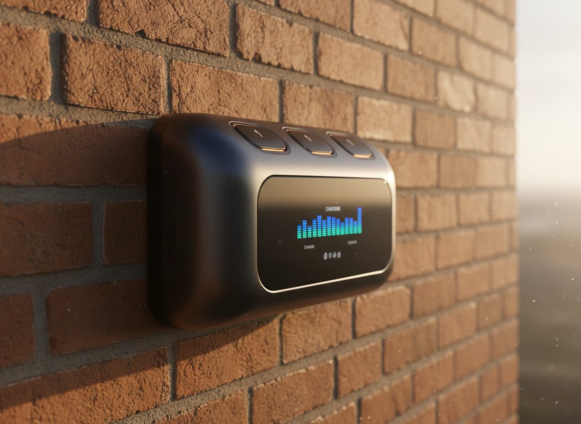 Close-up van laadpaal - detail van de apparatuur